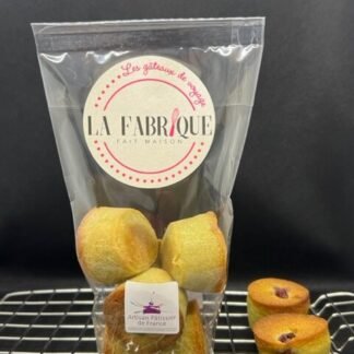 Financiers pistache griotte