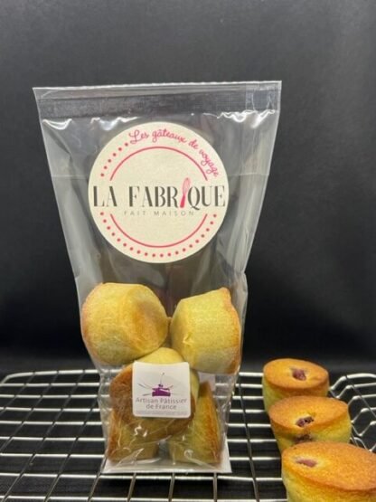 Financiers pistache griotte