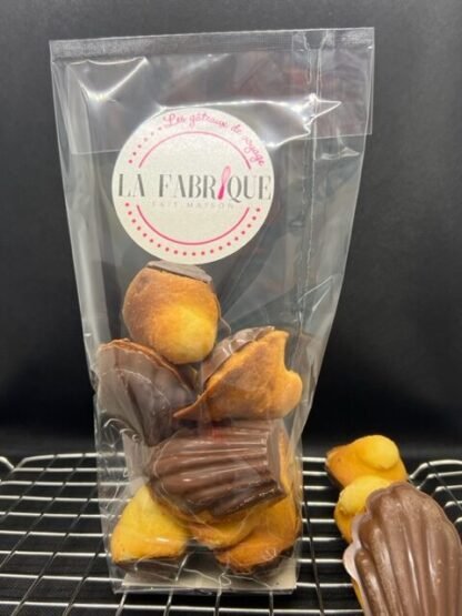 Madeleines coque chocolat au lait